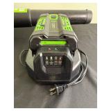 EGO POWER+ 56V Leaf Blower BA1400 2.5Ah & LB5300 5.0Ah Battery, Charger & Manual