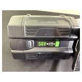 EGO POWER+ 56V Leaf Blower BA1400 2.5Ah & LB5300 5.0Ah Battery, Charger & Manual