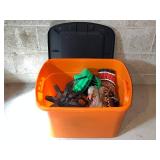 Thanksgiving Turkey Figurine & Assorted Holiday Decor