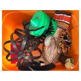 Thanksgiving Turkey Figurine & Assorted Holiday Decor