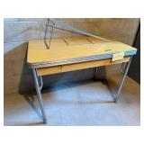 40W x 25D x 30H Folding Workshop Table With Metal Legs