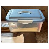 Vintage Portable Radio - Silver Front, Tuning & Volume Knobs