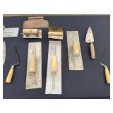 Plastering Tools - Assorted Trowels, Floats, Scrapers & Putty Knives