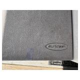 Suncast Outdoor Deck Box - Gray Resin Storage Chest, Large Capacity