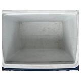 Coleman Cooler with Blue Lid, Water Jug & Green Storage Tote