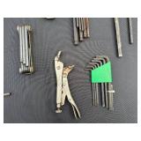 Allen Wrenches Assortment in Bucket - Hex Keys, Pliers & Bit Kit