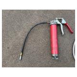 Grease Guns & Automotive Tools Set - Red/Black Guns, Gauge & Hose, Caulking Gun
