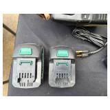 Masterforce 20V FlexPower Charger & 2x 4.0Ah Batteries & Snap-On Torque Wrench