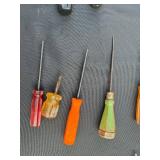 Assorted Screwdrivers - Mixed Flathead & Phillips, Used Workshop Tools