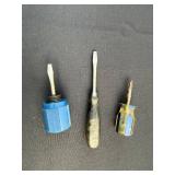 Assorted Screwdrivers - Mixed Flathead & Phillips, Used Workshop Tools