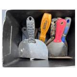 Assorted Hand Tools Set: Scrapers, Rasps, Files & Utility Knives