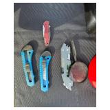 Assorted Hand Tools Set: Scrapers, Rasps, Files & Utility Knives