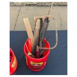 Assorted Hand Tools Set: Scrapers, Rasps, Files & Utility Knives