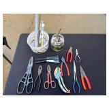 Assorted Hand Tools - Pliers, Snips, Screwdrivers, Files & More