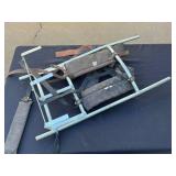 VTG Portable Folding Frame Backpack with Cushioned Pads & Straps - Lightweight Support Frame