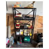 4-Tier Black Steel Shelving Rack 59H x 30W x 11.5D (Shelf Only)