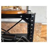 4-Tier Black Steel Shelving Rack 59H x 30W x 11.5D (Shelf Only)