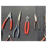 Pliers & Hand Tools Set - Assorted Pliers, Cutters, Snips & Scissors
