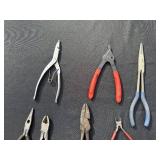Pliers & Hand Tools Set - Assorted Pliers, Cutters, Snips & Scissors