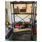 Black 4-Shelf Steel Shelving Rack - 36"W x 15.5"D