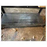 Shelving Unit - Heavy-Duty Black Steel 4-Shelf, 7 ft H x 36 in W x 15.5 in D