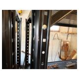 Shelving Unit - Heavy-Duty Black Steel 4-Shelf, 7 ft H x 36 in W x 15.5 in D