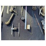 Assorted Hardware Tools & Fasteners - Hand Tools, Blades, Pliers & More
