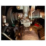 Honda Motorcycle Engine with Carburetor & Exhaust - Assorted Hardware & Parts