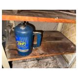 Vintage Workshop Tools & Hardware on Shelf - Grinding Wheel, Fire Extinguisher, ZEP Cleaner