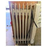 Oil-Filled Radiator Space Heater - Portable Electric Heater on Casters
