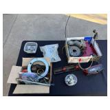 Assorted Electrical Components & Hardware - Motors, Mounts, Gears, Lights & Small Parts
