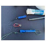 Yellow Spotlight Rescue Gear Set with Bucket, Rope & Carabiners