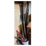 Assorted Metal Scrap Pieces in Bucket - Angles, Tubing & Flat Bar