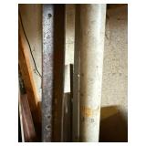 Assorted Metal Scrap Pieces in Bucket - Angles, Tubing & Flat Bar