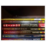 Automotive Repair Manuals Lot - Haynes & GM Collection (Assorted Volumes)