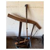 Antique Woodworking Hand Tools - Hammers, Saws & Chisels