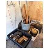 Assorted Hardware, Lumber, Tires & Electrical Parts - Workshop Salvage Collection