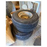 Assorted Hardware, Lumber, Tires & Electrical Parts - Workshop Salvage Collection