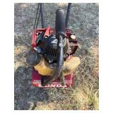 Honda Gas-Powered Cultivator Tiller With Wheel Kit - 4-Stroke Engine