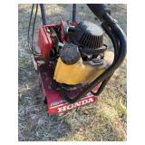 Honda Gas-Powered Cultivator Tiller With Wheel Kit - 4-Stroke Engine