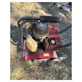 Honda Gas-Powered Cultivator Tiller With Wheel Kit - 4-Stroke Engine