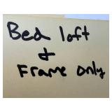 Bed Loft & Frame Only - Wooden Loft Bed Frame Only