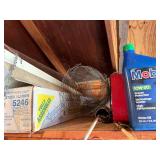 Fluorescent Work Light Stock Number 5246 with Assorted Shop Items - content quantities not verified