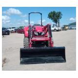 2024 Mahindra Model PST 2660 Compact MFD Utility Tractor With Loader