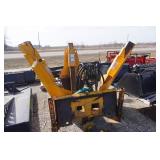 Dutchman Model 340i Universal Mount Bobcat Skid Loader Skid Steer Tree Spade Attachment