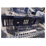 Universal Mount Bobcat Skid Loader Skid Steer 80" Heavy Duty Rock Bucket With Cutting Teeth