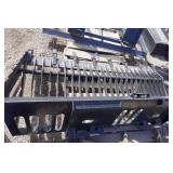 Universal Mount Bobcat Skid Loader Skid Steer 80" Heavy Duty Rock Bucket With Cutting Teeth