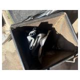 vintage John Deere 14SB walk-behind lawn mower.