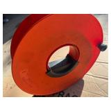 extension cord on reel ,works