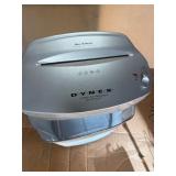 Dynex Cross Cut Shredder (model DX-OP102991)